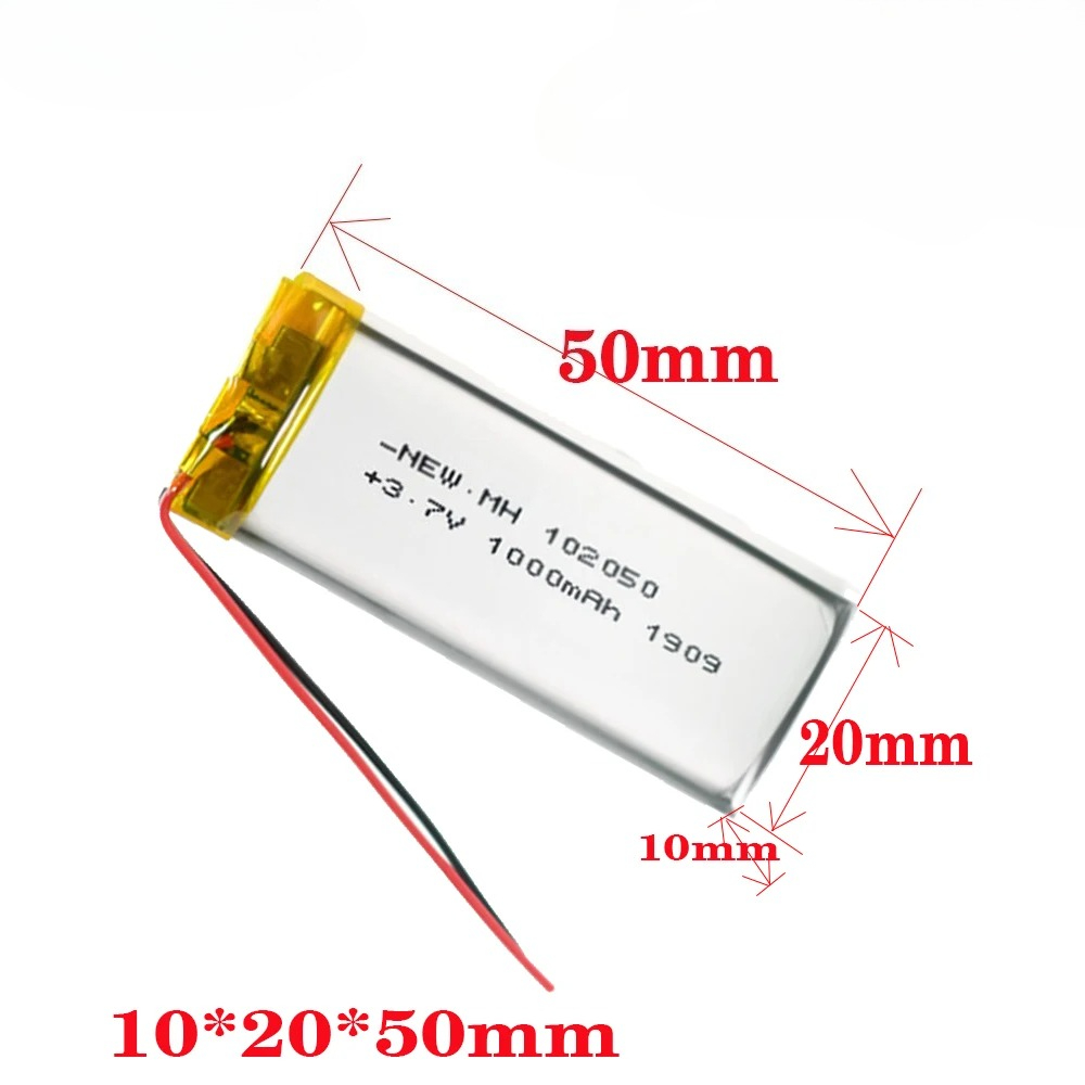 Eachine Drone E58 - 3,7 V 1000 mAh 102050 Li-Po-Akku,
