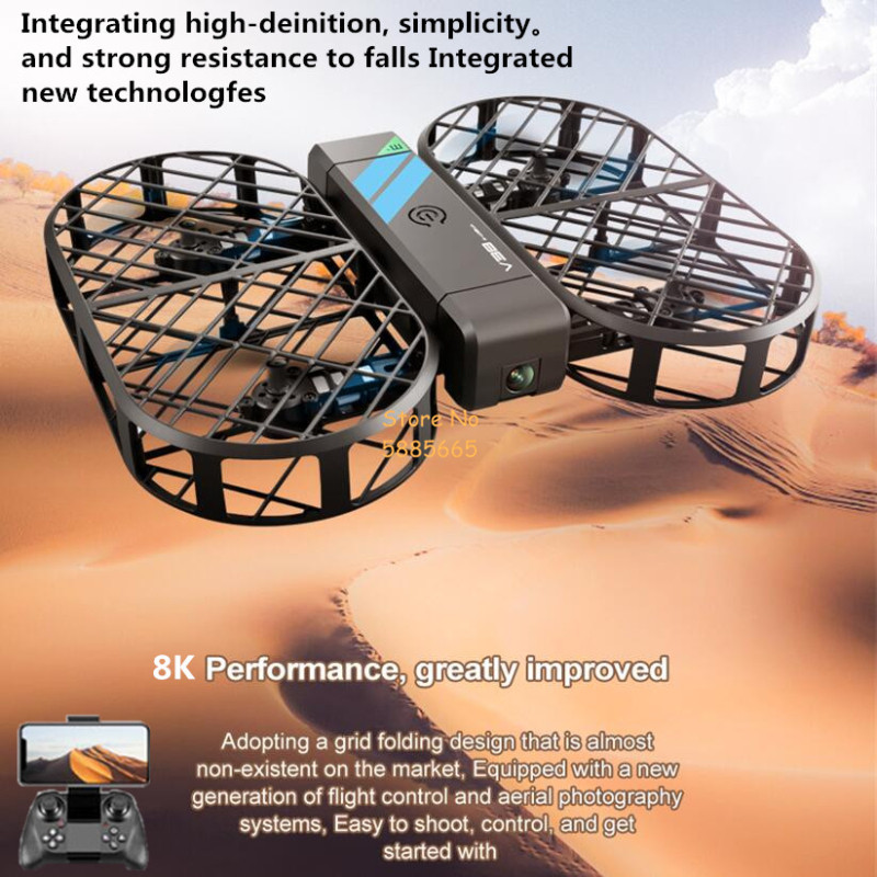 Drone Battery Case - 8K HD-Kamera 360° ° Schutz Optischer