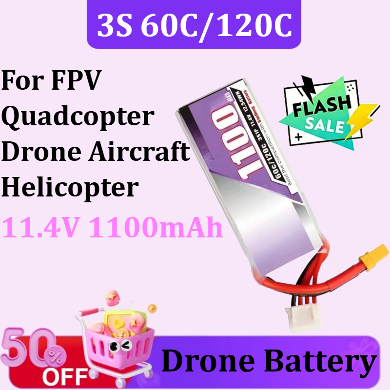 3S 1100mAh 60C/120C 11,4V Lipo – Drone Battery 3S Bewertung und Preis